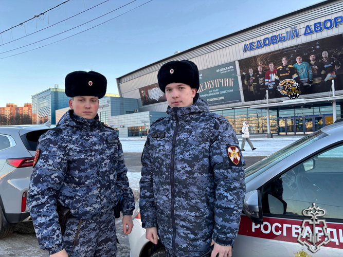 В Череповце росгвардейцы обеспечили безопасность хоккейного матча Северсталь – ЦСКА