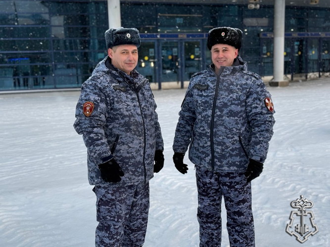 В Череповце сотрудники Росгвардии обеспечили безопасность хоккейного матча «Северсталь» - «Динамо»