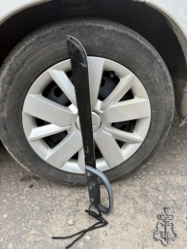 В Соколе сотрудники вневедомственной охраны задержали нетрезвого правонарушителя с ножом