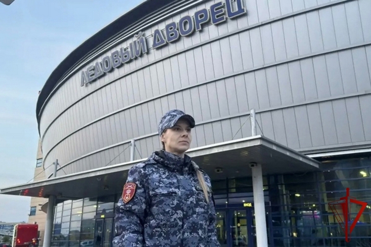 В Череповце росгвардейцы обеспечили безопасность хоккейного матча «Северсталь» - «Автомобилист» (фото)